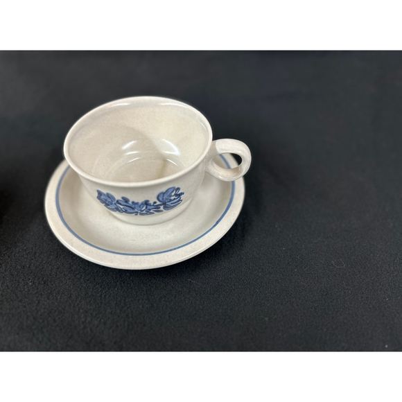 Pfaltzgraff Yorktowne Set of 2 Teacup & Saucer Set - Picture 5 of 5
